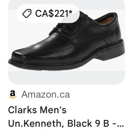 Clark’s  UNKENNETH WAY shoes men ,leather ,lambskin,NEW! ,black ,size 8 & 13 - Picture 15 of 16